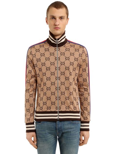 men's gucci track suit|Gucci gg jacquard tracksuit.